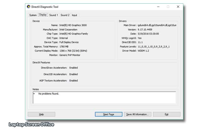 از کجا بفهمیم کارت گرافیک لپ تاپ چند گیگ است؟