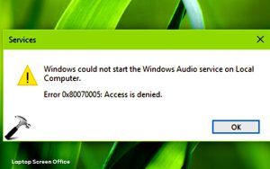 Error 0x80070005: Access is Denied + راه های رفع ارور