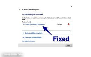 خطای WIFI Doesn’t Have a Valid IP Configuration + راهکار